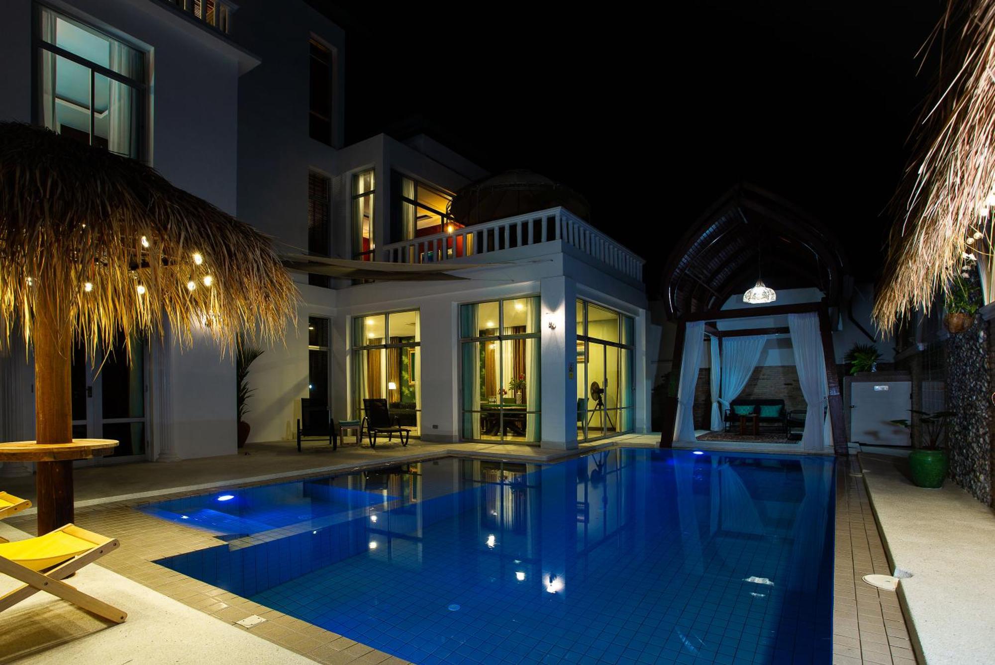 Nagawari Art Maldives Pattaya Villa Na Chom Thian Exterior foto